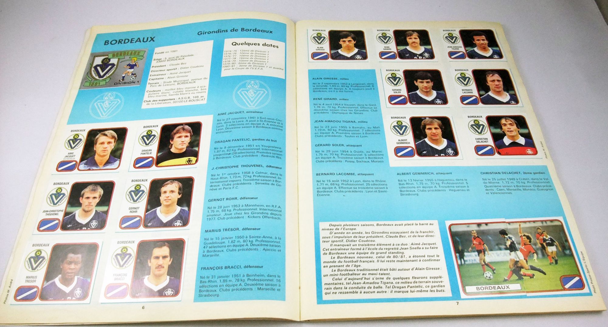 Soccer - Panini Stickers Album - Football 82 (complete)