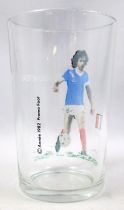 Soccer - Promo Foot Mustard glass 1982 - Dominique Rocheteau (World Cup Espana 1982)
