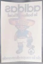 Soccer - Window Sticker - Adidas the Official Ball of the 1970 Mexico World Cup
