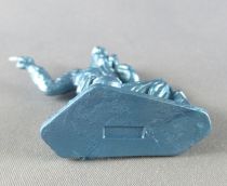 Soft Plastic 60mm Figure - WW2 - Radio Kneeling(blue)