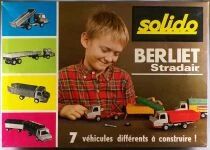 Solido D&eacute;montable Coffret PL3 Berliet Stradair 7 V&eacute;hicules Diff&eacute;rents Complet Notice
