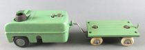 Solido Démontable Junior Model N° 104 Cart Station Plateform Trolley & Trailer Green Mint Unused
