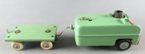 Solido Démontable Junior Model N° 104 Cart Station Plateform Trolley & Trailer Green Mint Unused