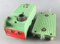 Solido Démontable Junior Modèle N° 104 Chariot de Gare Vert & Remorque Etat Neuf