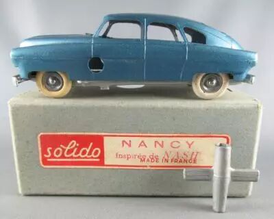 Solido D�montable Junior Mod�le N� 89 Nancy Nash Bleu M�tallis� Neuf Boite
