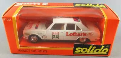 Solido Gam 2 N� 50 Peugeot 504 Rallye Blanche Neuve Boite 3