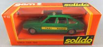 Solido Gam 2 N° 60 Simca 1308 Taxi Radio Vert Neuve Boite