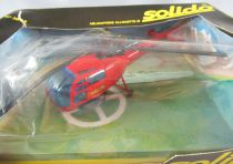 Solido N° 3814 Sécurité Civile Civil Security Alouette III Helicopter Mint in Box
