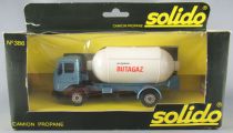 Solido N° 386 Camion Mercedes 1217K Citerne Propane Butagaz Neuf Boite