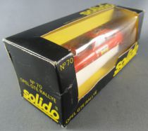 Solido N° 70 Orange Monte Carlo Rally Opel GTE Mint in Box