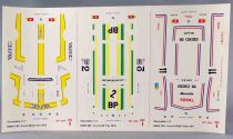 Solido Planche Décalcomanies 1/43 BMW 530 Motul & Bp Pau 78 Seiko Dijon 77