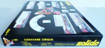 Solido Réf 663 Coffret Cirque Amar Caravane 5 Camions 1 Remorque 3 Animaux 7 Personnels Neuf Boite