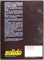 Solido Retailer Catalog 1980/81