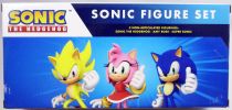 Sonic le Hérisson - Comansi - Set de 3 figurines PVC : Sonic, Amy Rose, Super Sonic (neuf en boite)