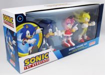 Sonic le Hérisson - Comansi - Set de 3 figurines PVC : Sonic, Amy Rose, Super Sonic (neuf en boite)
