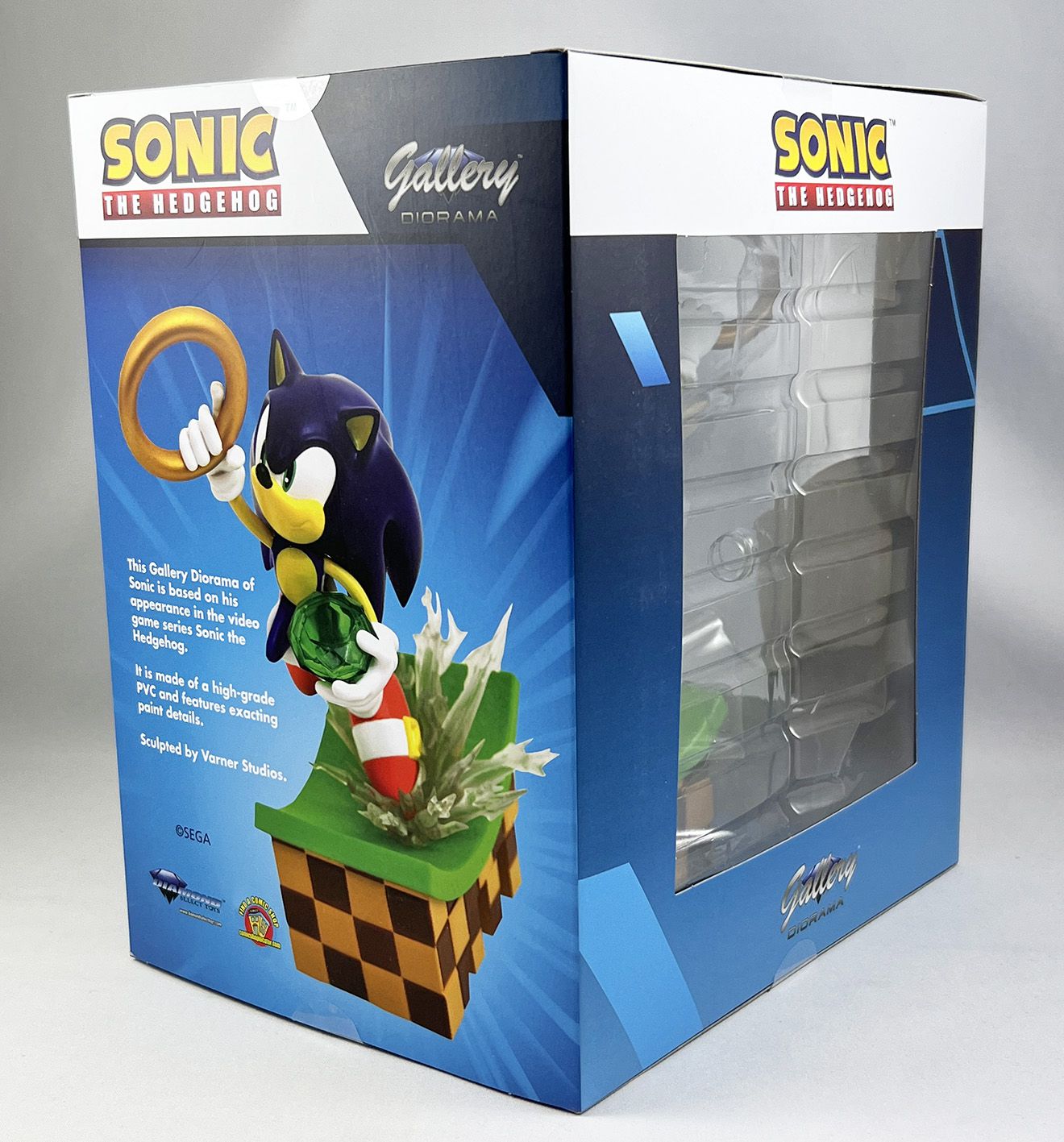 Boneco Sonic The Hedgehog - Gallery Diorama - Diamond Select Toys - Arena  Games - Loja Geek