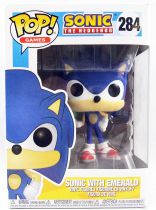 Sonic the Hedgehog - Figurine vinyle Funko POP! - Sonic with Emerald #284