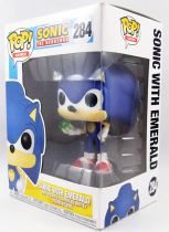 Sonic the Hedgehog - Figurine vinyle Funko POP! - Sonic with Emerald #284