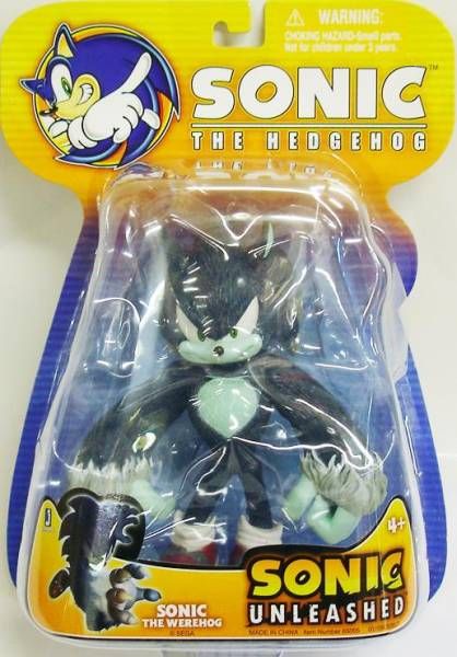 Sonic the Hedgehog Werehog 3.5" plastique figurine par Jazwares 