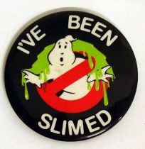 S.O.S. Fantomes (Ghostbusters) - Badge vintage - I\'ve been slimed