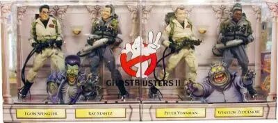 S.O.S. Fant�mes II Ghostbusters II - Mattel - 12\'\'  Set de 4 figurines 30cm : Peter, Egon, Ray et Winston