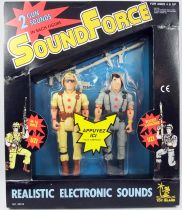 Sound Force : Rescue Forces in Action - Toy Island 1990 - Figurines Sonores 17cm