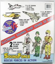 Sound Force : Rescue Forces in Action - Toy Island 1990 - Figurines Sonores 17cm