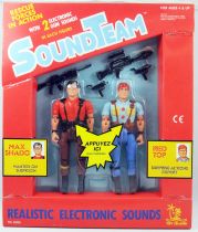 Sound Team : Rescue Forces in Action - Toy Island 1990 - 7\  Talking figures Max Shado & Red Top