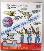 Sound Team : Rescue Forces in Action - Toy Island 1990 - 7\  Talking figures Max Shado & Red Top