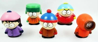South Park - Set of 5 PVC Figures - Stan, Kyle, Cartman, Kenny, Wendy