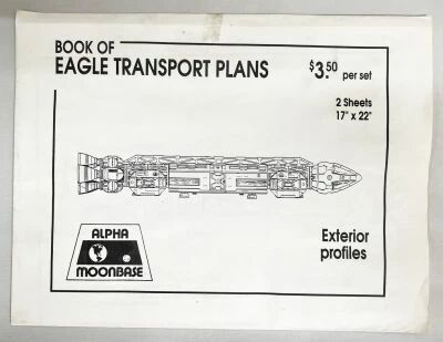 Space 1999 - Book of Eagle Transport Plans (Blue Print)