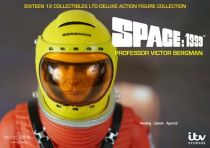 Space 1999 - Sixteen 12 Deluxe Action Figure - Professor Victor Bergman \ Moonbase Alpha Spacesuit\ 