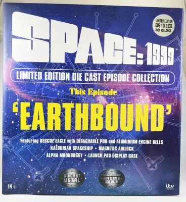 Space 1999 (Cosmos 1999) - Deluxe Limited Edition Diecast Set - Earthbound Eagle & Kaldorian Craft - Sixteen 12