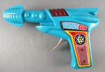 Space Gun - Friction and Spark Action Gun (Tin & Plastic) - Hero Toys (Japan) 1960\'s