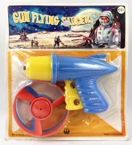 Space Gun - Pistolet Lance-Projectiles - Gun Flying Saucer (neuf sous blister)