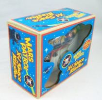 Space Gun - Sparkling Tin Toy - Mars Patrol X-1 Space Blaste