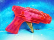 Space Gun - Sparkling Toy - Transparent Gun (Red)