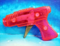 Space Gun - Sparkling Toy - Transparent Gun (Red)