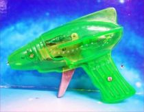 Space Gun - Sparkling Toy - Transparent Ray Gun (Green)