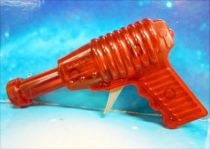 Space Gun - Sparkling Toy - Transparent Ray Gun (Red)