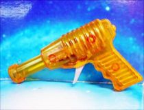 Space Gun - Sparkling Toy - Transparent Ray Gun (Yellow)