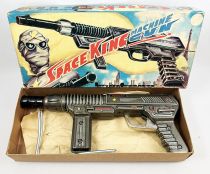 Space King Machine Gun - Battery Tin Toy (Exelo Japan 1960\'s