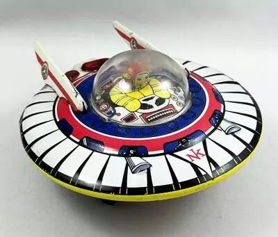 Space Toy - Friction Vehicle - Tin Toys Spaceship (Nekur Turquie 1970\'s