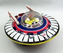 Space Toy - Friction Vehicle - Tin Toys Spaceship (Nekur Turquie 1970\'s