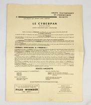 Space Toy - Remote Control Vehicle - Le CyberPan (Jouets Hachette 1957)