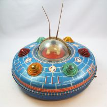 Space Toy - Véhicule à piles - Soucoupe Volante Electrique (C.H.R.) France 1960\'s