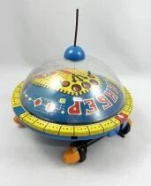 Space Toy - V&eacute;hicule en T&ocirc;le M&eacute;canique - Soucoupe Volante UFO Russe (1970\'s)