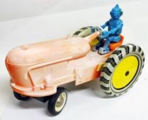 Space Toys - Battery Toy - Space Tractor with Robot Driver (Russia 1960\'s)