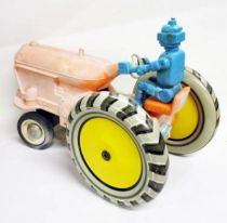 Space Toys - Battery Toy - Space Tractor with Robot Driver (Russia 1960\'s)