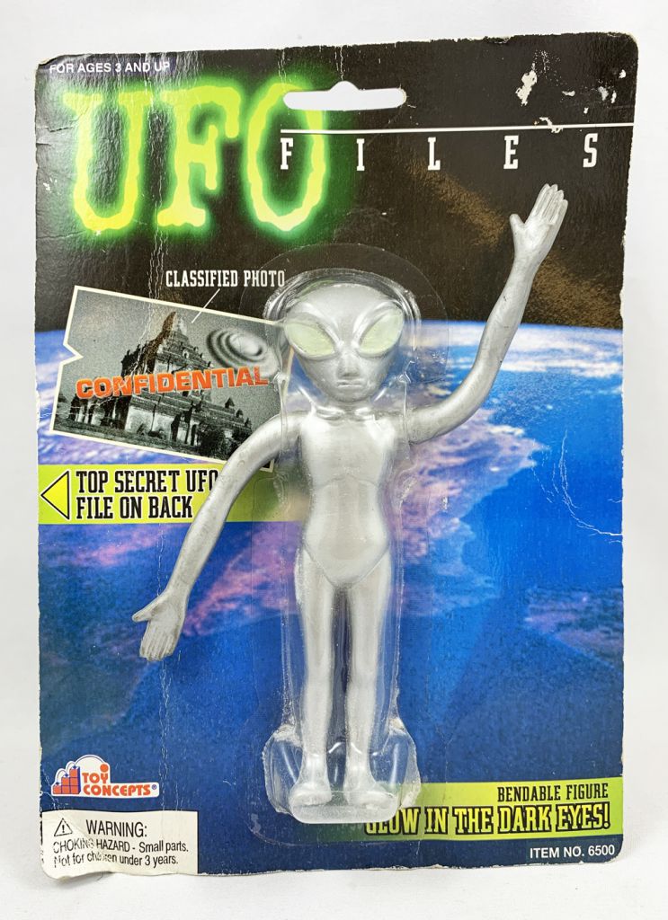 grey alien action figure